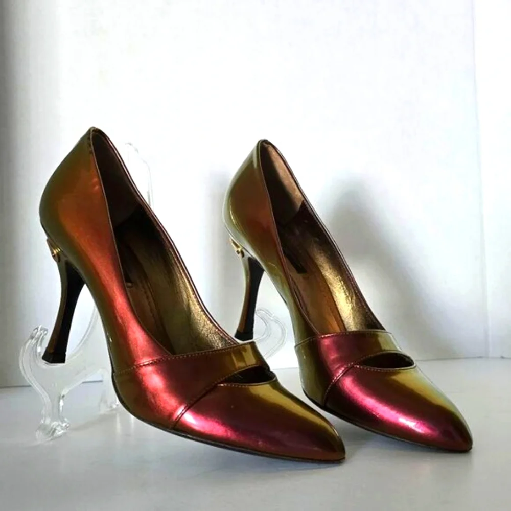 Louis Vuitton Prismatic Limited Edition Patent Leather Heels Size 36/6